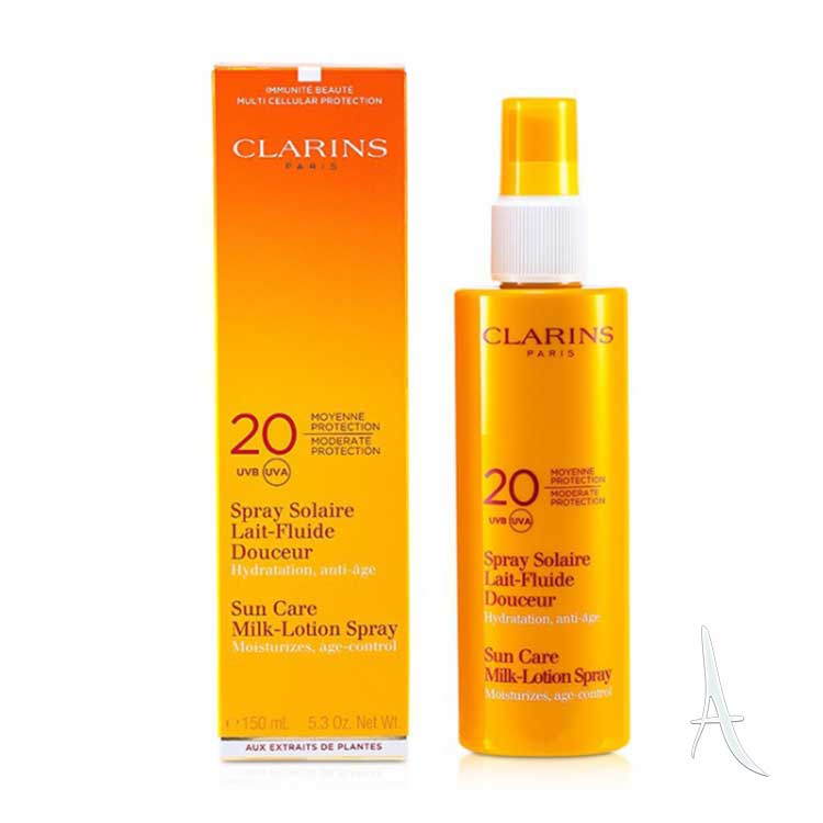 clarins sun care lotion spray